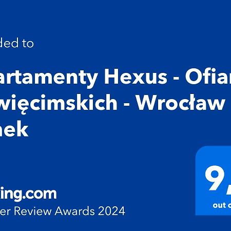 Apartamenty Hexus - Ofiar Oswiecimskich - Wroclaw Centrum Rynek Ngoại thất bức ảnh