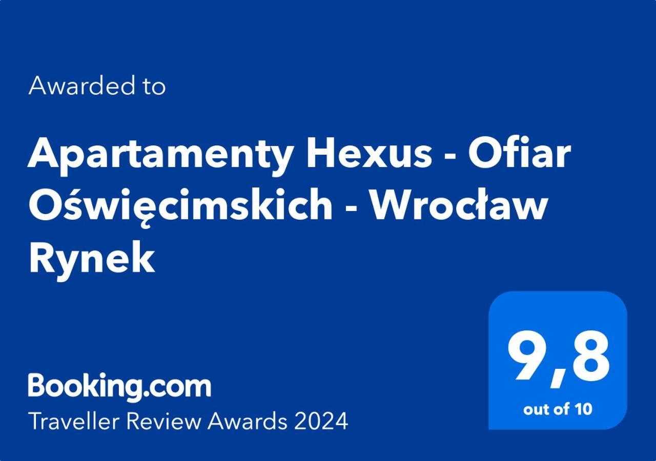 Apartamenty Hexus - Ofiar Oswiecimskich - Wroclaw Centrum Rynek Ngoại thất bức ảnh